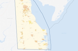 113th Congress of the United States, Delaware State Map