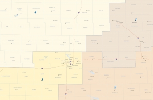 113th Congress of the United States, Iowa State Map
