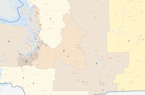 113th Congress of the United States, Washington State Map
