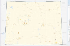113th Congress of the United States, Wyoming State Map