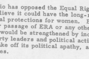Editorial of KMOX Radio 1120 about Equal Rights Amendment