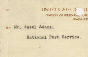 Appointment Form for Ansel Adams