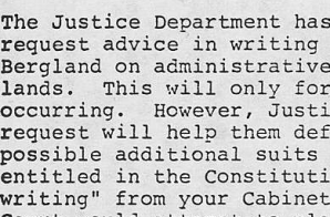 Letters from Jimmy Carter to Secretaries of Interior and Agriculture Regarding Alaska Lands