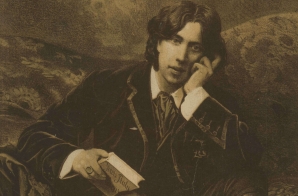 Exhibit B, Advertising Card with Image of Oscar Wilde