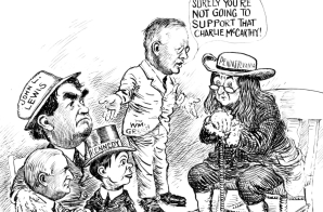 John Lewis and William Green Labor Union Political Cartoon
