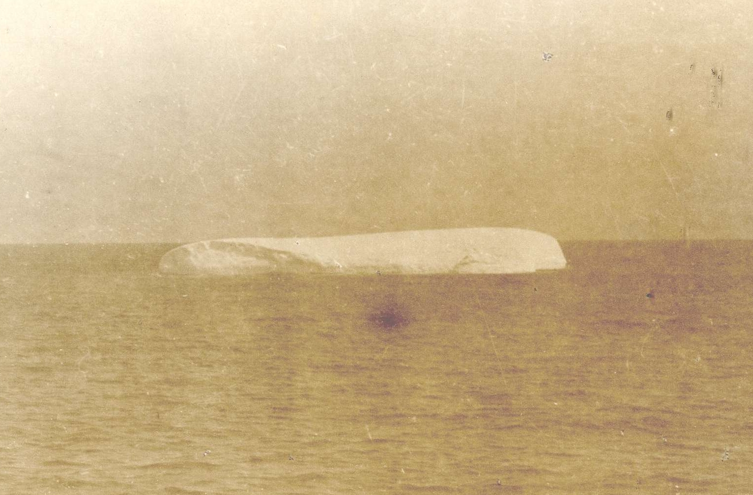 A Photograph of an Iceberg Floating Near the Site of the Titanic Sinking