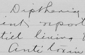 Letter to Francis McCormick Regarding Diphtheria