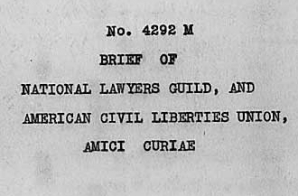 Amici Curiae Brief of the National Lawyers Guild and ACLU in Mendez v. Westminster