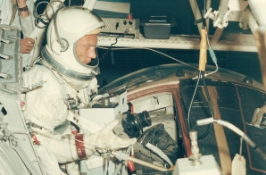 Astronaut Buzz Aldrin Entering the 30