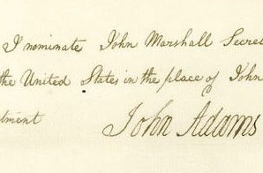 Nomination of John Marshall to the Supreme Court