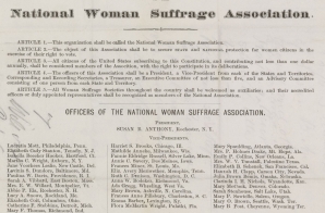 Petition to Congress from the National Woman Suffrage Association
