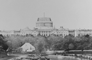 The U.S. Capitol Under Construction