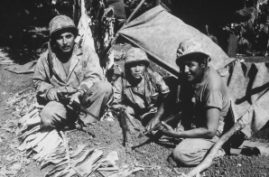Navajo "Communication Men" with the Marines on Saipan