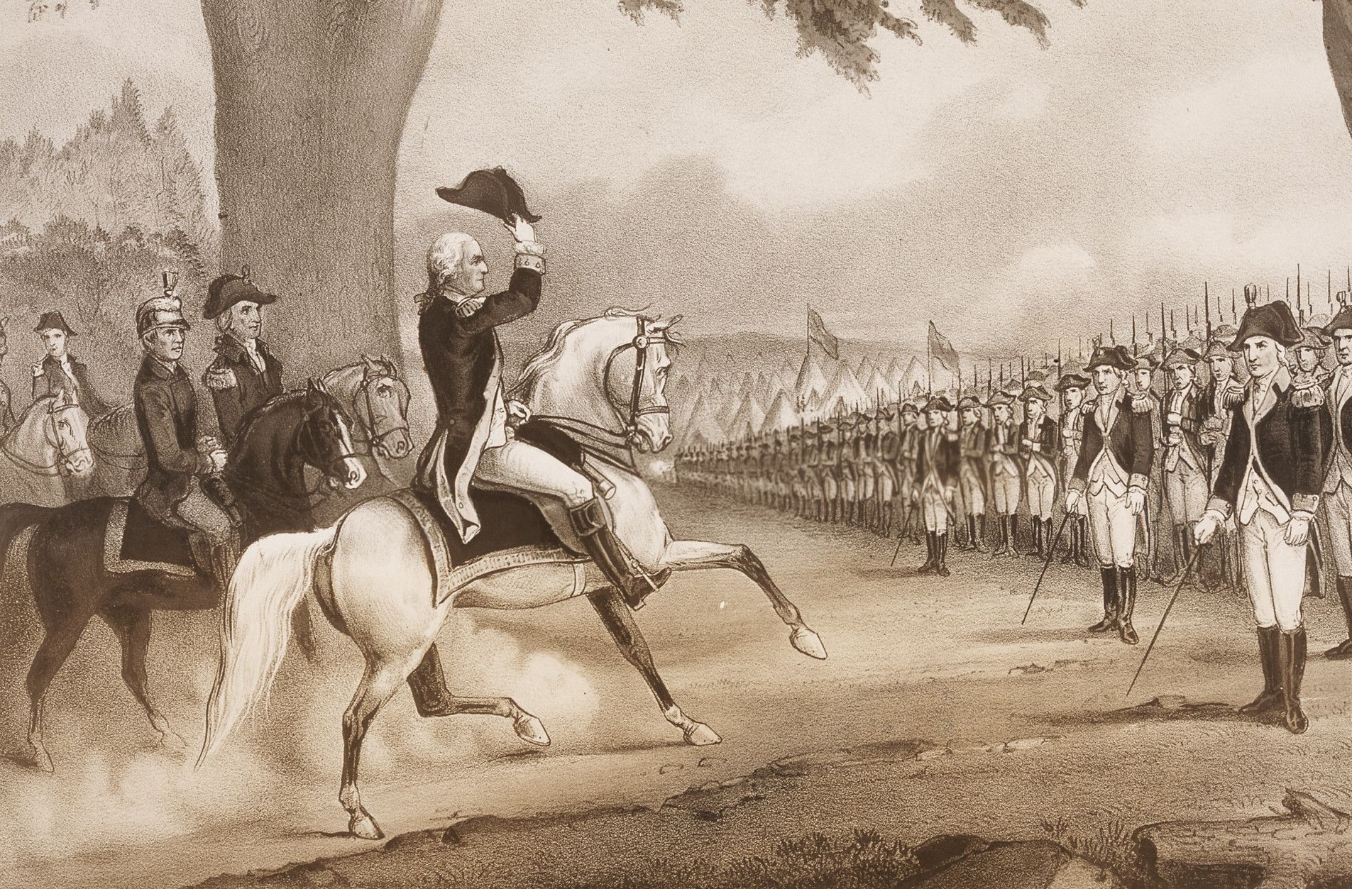 Washington Taking Command of the American Army