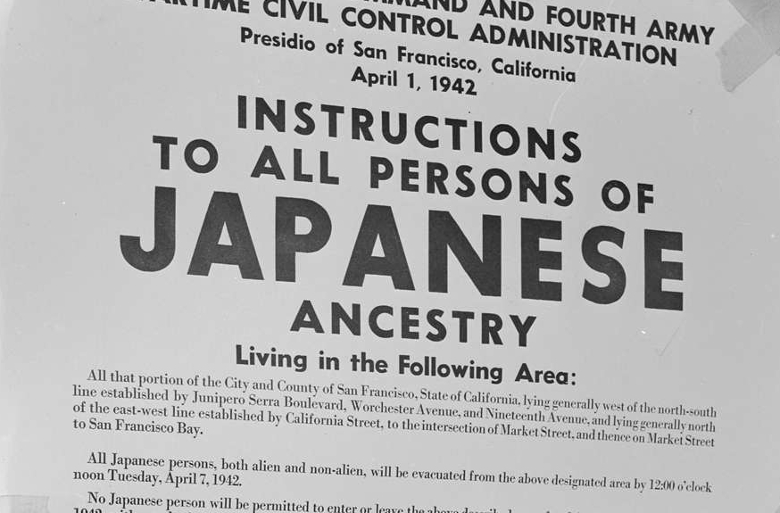 Exclusion Order Directing Removal of Persons of Japanese Ancestry