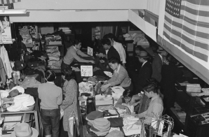 Customers in a Store Operated by a Japanese-American Proprietor