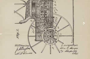 Patent Drawing for the Duryea Road Vehicle