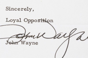Letter from John Wayne to President Carter Regarding the Panama Canal