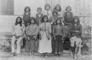 Chiracahua Apache Children Upon Arrival at the Carlisle Indian School