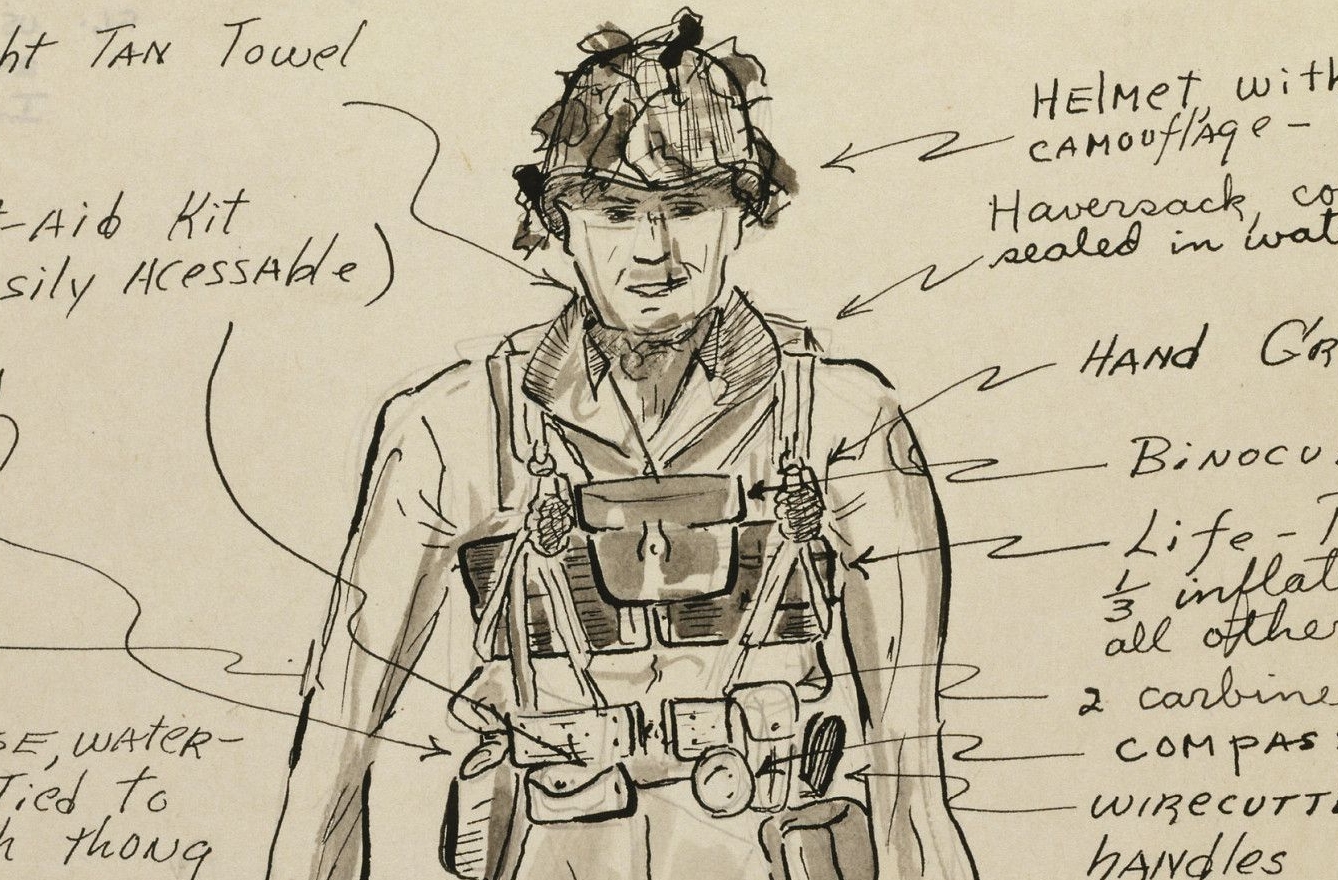 Sketch of a D-Day Platoon Leader