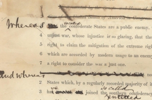 The Wade-Davis Bill: Congressional Reconstruction – The Civil War Months