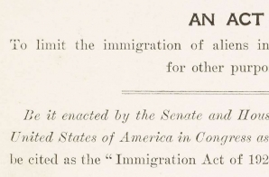 Immigration Act of 1924