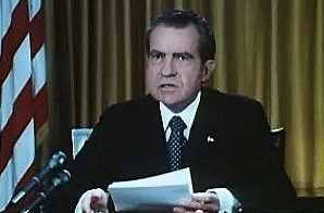 President Nixon Defends His Office on Watergate Charges