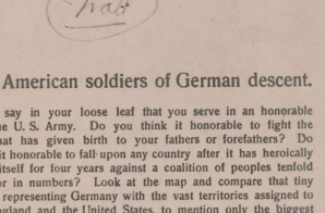 To the American Soldiers of German Descent