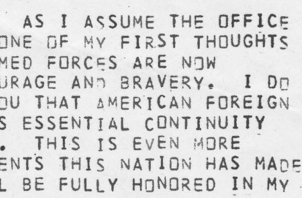 Message from President Ford to President Thieu
