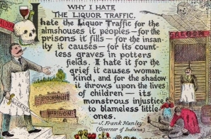 "Why I Hate the Liquor Traffic" Postcard