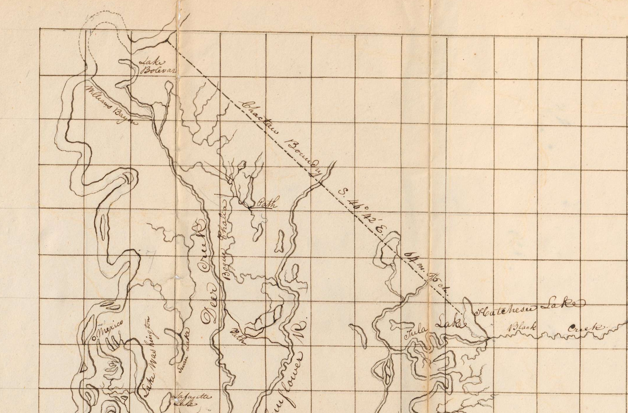 Journal and Map of Choctaw Removal