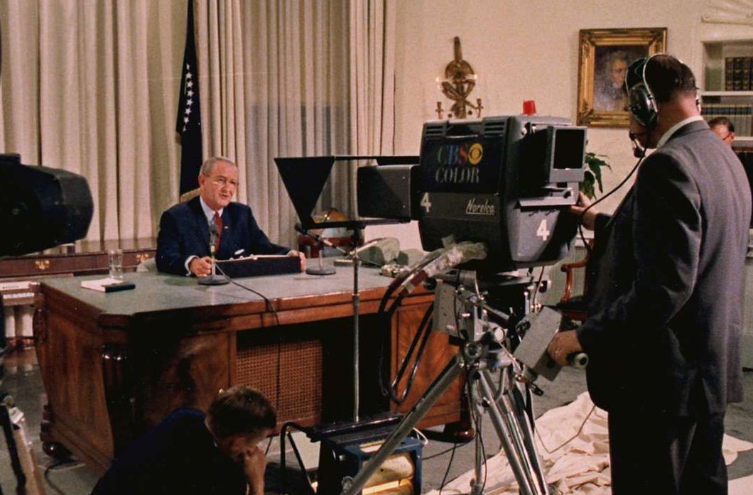 President Johnson Giving his Vietnam "Withdrawal Speech"