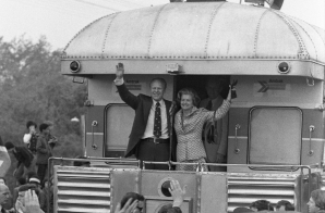 President Gerald Ford and First Lady Betty Ford During Primary Whistle-Stop Tour
