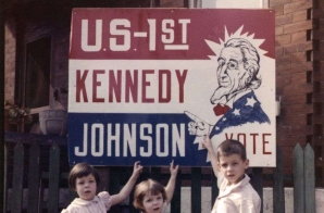 US-1st Kennedy Johnson Campaign Sign