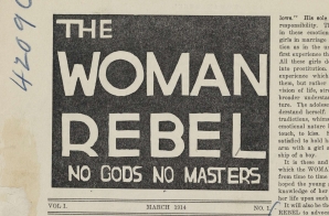 The Woman Rebel, No. 1