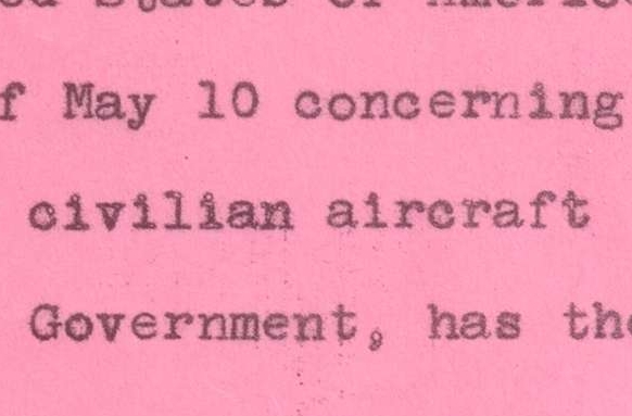 Telegram from American Embassy in Moscow Concerning U-2 Plane