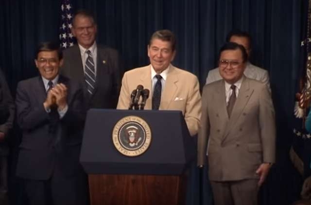 Reagan on the Japanese-American Internment Compensation Bill