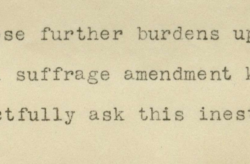 Resolutions of the Ohio, Cincinnati, and Hamilton Co. Associations Opposed to Woman Suffrage
