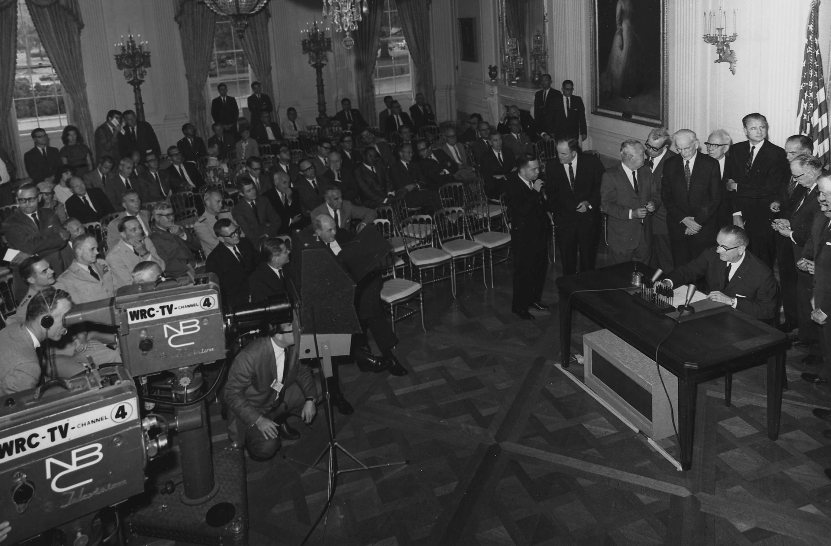 President Lyndon B. Johnson Signing the Gulf of Tonkin Resolution