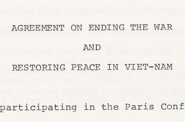 Paris Peace Accords