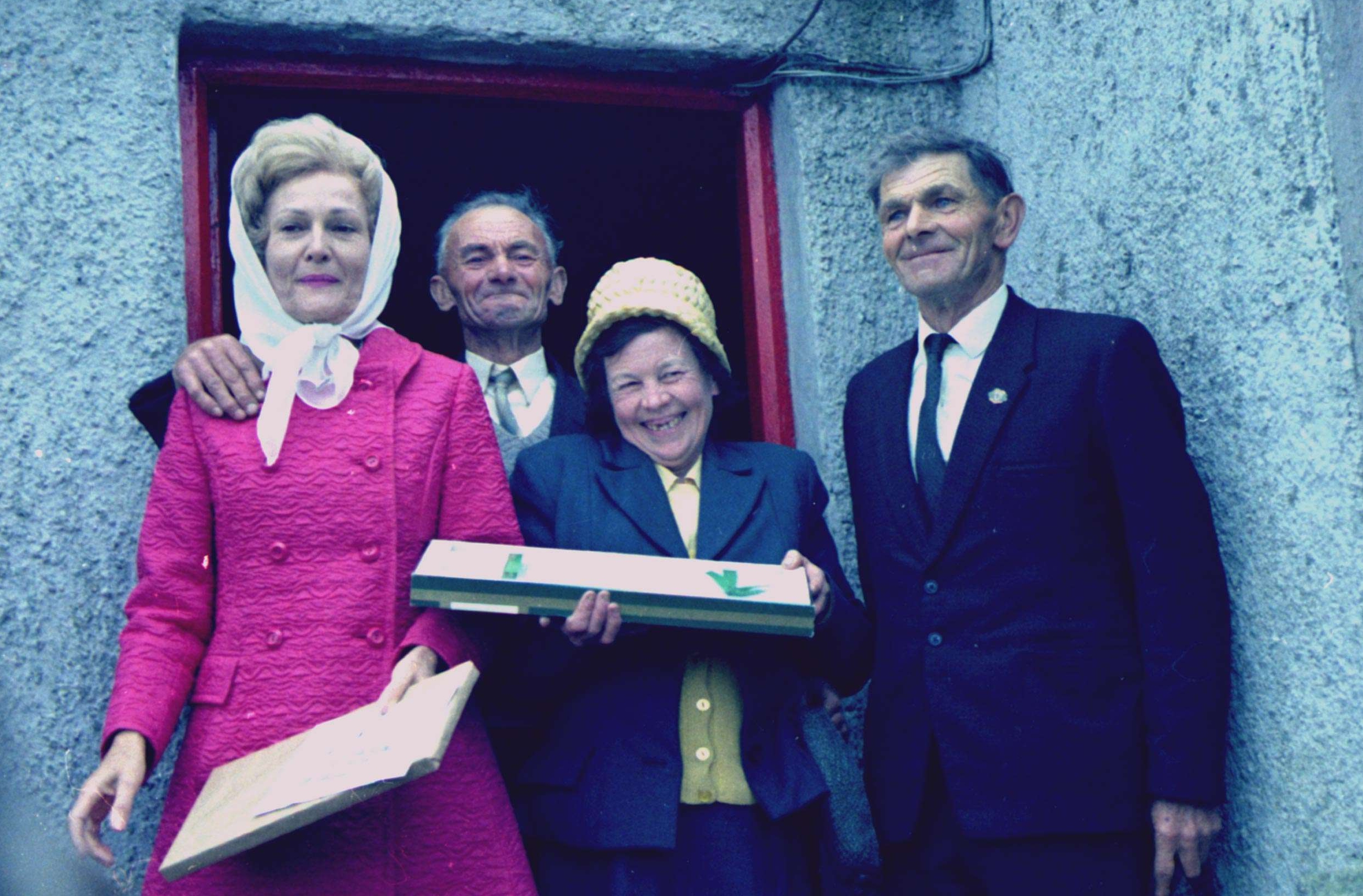 First Lady Pat Nixon with her Cousins in Ireland