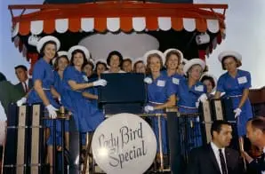 Lady Bird Johnson and Hostesses Aboard the Lady Bird Special - DocsTeach