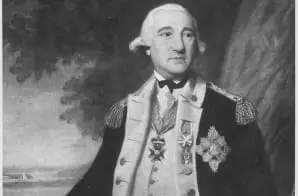 Baron Frederick Wilhelm von Steuben. Copy of painting by Ralph Earl