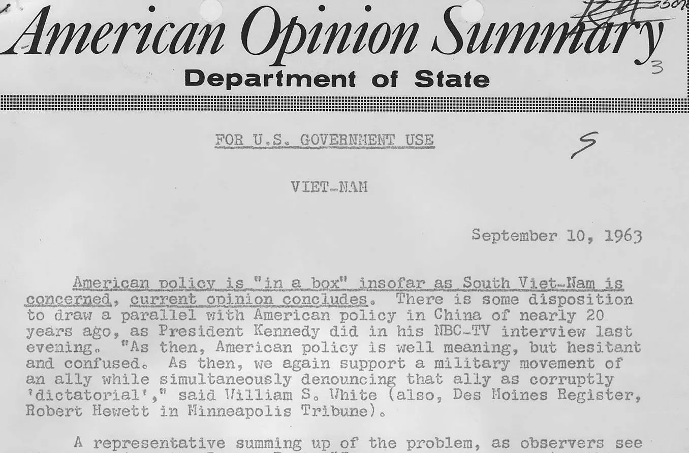American Opinion Summary Department of State - DocsTeach