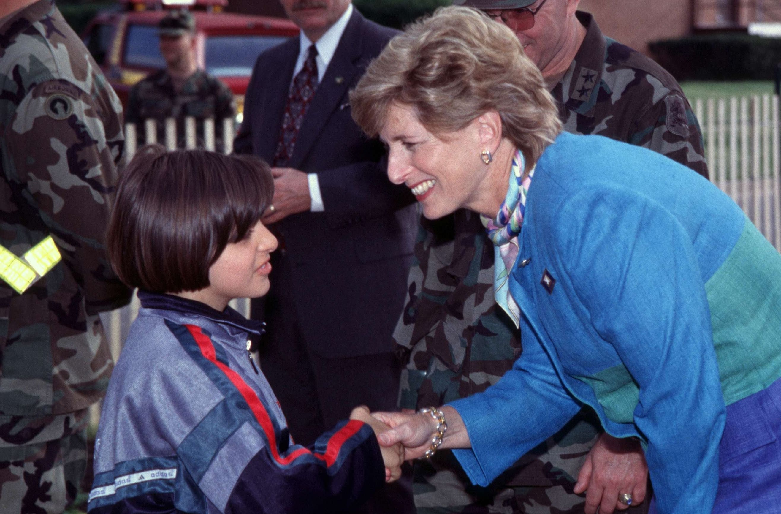 New Jersey Governor, Christie Todd Whitman Chats with a Young Kosovar ...