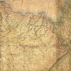 Military Map of the States of Kentucky and Tennessee within eleven [m ...