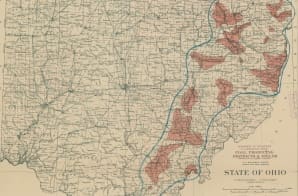 Ohio Mine Map Map of Coal Producing Districts and Fields of Ohio - DocsTeach