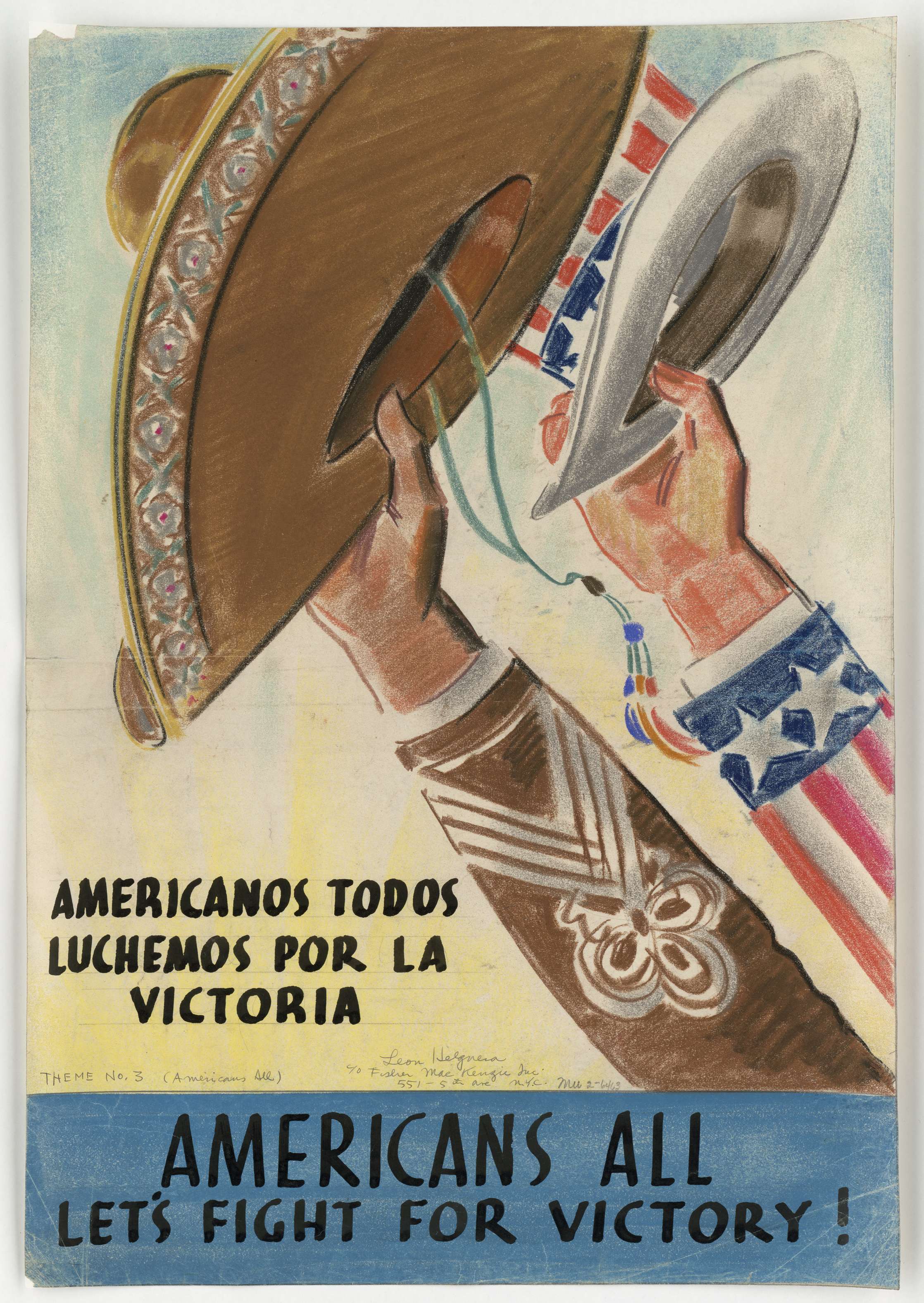 Americanos Todos Luchemos Por La Victoria: Americans All Let's