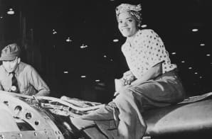 Riveter at Lockheed Aircraft Corp., Burbank, CA - DocsTeach