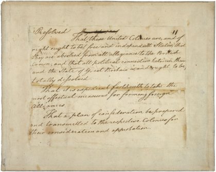 Lee Resolution for Independence - Page 01